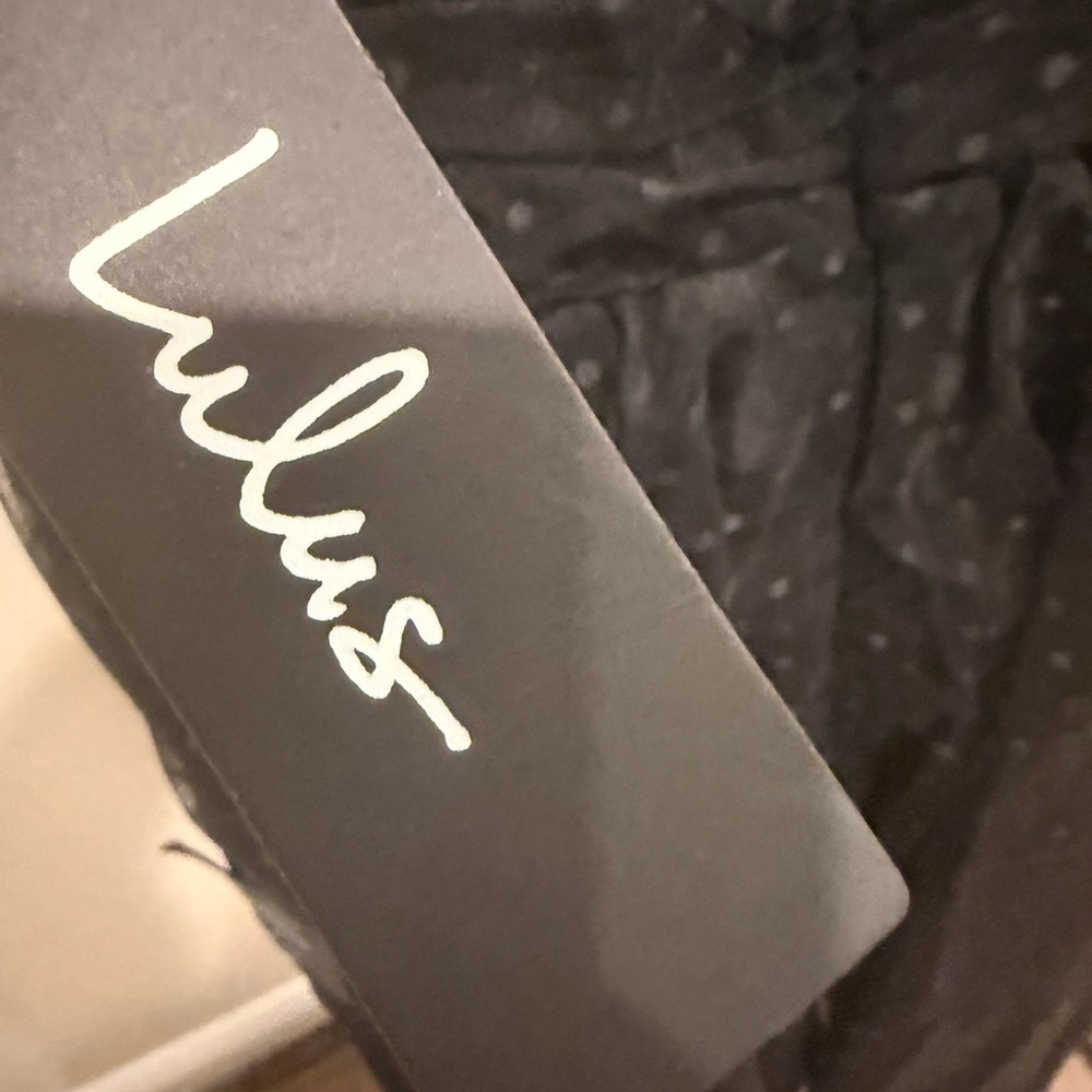 Lulu's Black Ruffled Dress - Picture 4 of 6